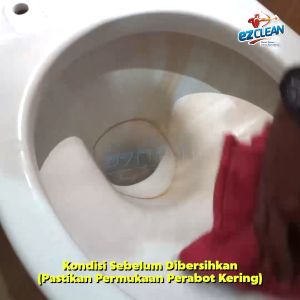 EZClean Pembersih Lantai Porselen Keramik 100ml Pembersih Kerak Membandel Kamar Mandi Pembersih Toilet Kloset WC Wastafel Porcelain & Ceramics Cleaner Mini Size