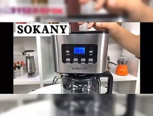 ดิจิตัล กาแฟเครื่อง 950วัตต์ หน้าจอ เวลาล่วงหน้า เครื่องทำกาแฟ Sokany