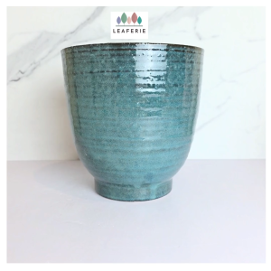 The Leaferie Elara plant pots. Ceramic flowerpot . flowerpots . flower pot . planter planters