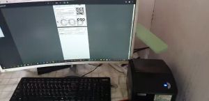 Máy in vận đơn tiktok khổ A7-80mm Xprinter roco-420bm new100% (lan+usb)