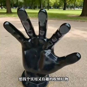 Hand Sculpture Holder Hand Shaped Ball Rack Basketball Mounted Rack for Home