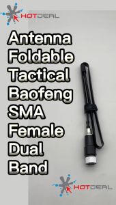 Antenna foldable tactical baofeng SMA female dual band