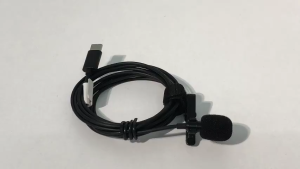 RAYHAYES Type C Lavalier Microphone for PC Laptops & Smartphones 3.5mm Lapel Clip-on Microphone