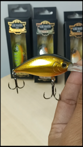เหยื่อปลั๊ก ยี่ห้อ Lure Master Gold รุ่น C320 (Crank Bait) ขนาด 6.5 ซม น้ำหนัก 18 กรัม
