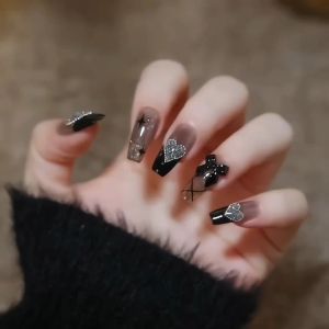 DD=540 เล็บปลอม เล็บปลอมเจลแท้ การออกแบบกันน้ำ (24 ชิ้นต่อกล่อง)