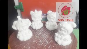 Tô Tượng Thạch Cao C113 Baby em bé dễ thươngTượng Thạch Cao trò chơi trẻ em