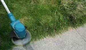 Cordless Lawn Mower Rechargeable Electric Grass Cutter With Lithium Battery 24v/48v Grass Trimmer String Cutting Machine Adjustable Lawn Mower Kit Set Home Push Lawnmower Multifunction Brush Cutter Line