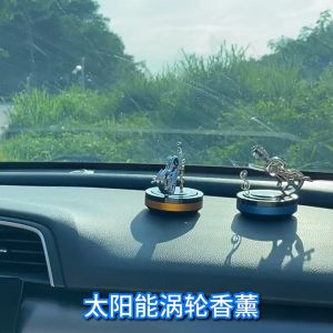 Parfum Pajangan Dashboard Mobil Motif Biola Tenaga Surya - Car