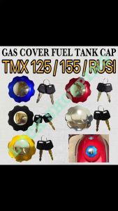 TMX 155 /TMX 125 /RUSI MOTORCYCLE GAS FUEL TANK COVER FUEL TANK CAP SILVER / GOLD / BLACK / RED / BLUE