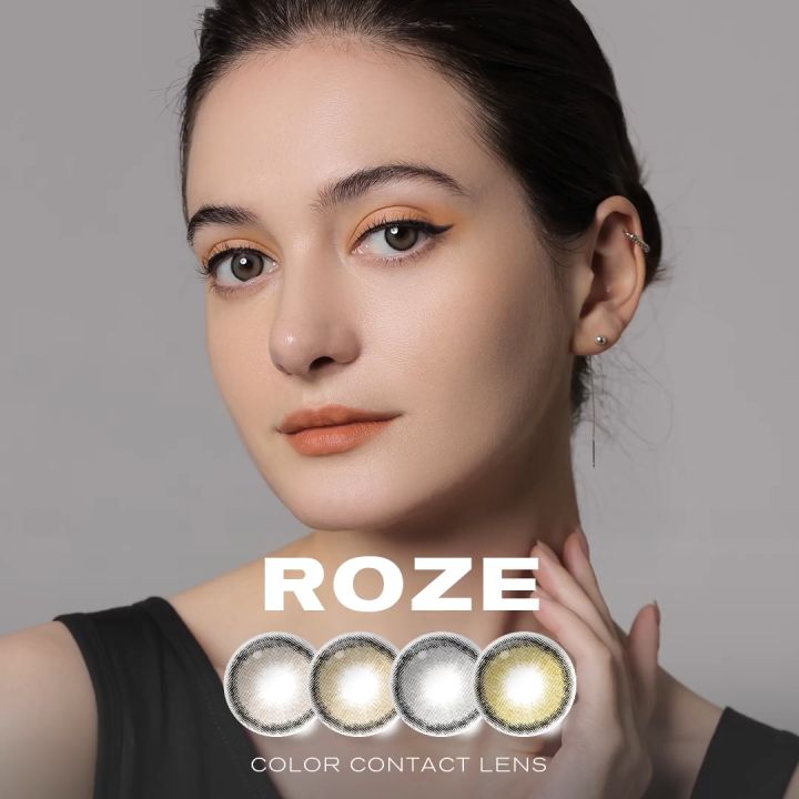 【Hot Selling Items】Magister Contact Lens With Power (0.00~-6.00) Roze ...