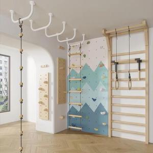 Indoor Climbing Wall for Children Home Use Rock Climbing Gym for Kindergarten Physical Training Equipment Children Play Tower