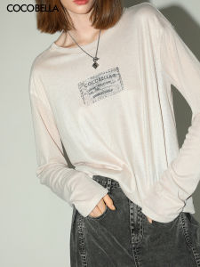 COCO BELLA | Stylish 3D Letter Print Lightweight Comfortable Casual T Shirt