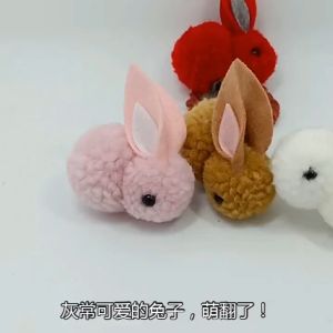 Ikat Rambut Motif Kelinci Lucu: Aksesoris Rambut Lucu & Mudah Digunakan