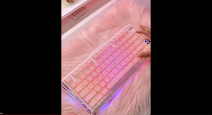 GravaStar Mercury K1 75% Wireless Mechanical Gaming Keyboard – Hot-Swappable Custom Kailh Switches Durable Aluminum Alloy Design and Radiant Backlighting