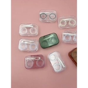 Khay nắp trong có ron Đựng Kính Áp Tròng Size Mini Munlens Angel eye CINDY