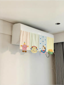 GUOQI | Anti Direct Wind Aesthetically Pleasing Dustproof Air Conditioner Curtain