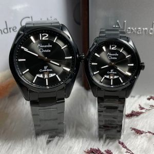 (BISA COD) Jam Tangan Pria dan Wanita Alexandre Christie AC 8679 AC8679 Original Garansi Resmi 1 Tahun - Stainless