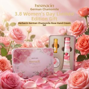 herbacin | Moisturizing and Nourishing Hand Cream & Lip Balm Set