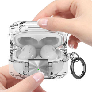 Headphone Shockproof Case for Samsung Buds 2/ Live/pro/2pro Wireless Earbud Cases Transparent Soft Silicone Case Compatible with Galaxy buds 2 case