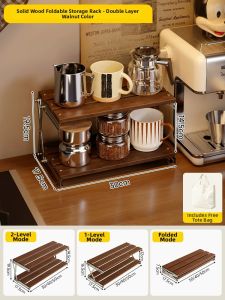 Foldable Wood Cup Holder