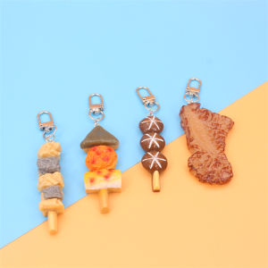 หัวเข็มขัดรูปอาหารปลอมสไตล์เกาหลี กระดูกเนื้อวัว น้ำมันเนื้อวัว หัวเข็มขัดติดกระเป๋า ของเล่นสำหรับเด็ก ของขวัญสร้างสรรค์