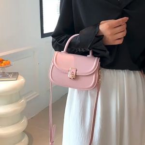 BJ58064 - WHITE/PINK/BLACK TAS SLEMPANG HANDBAG TAS WANITA FASHION IMPORT MODIS ELEGAN TERMURAH TERLARIS TERBARU BAGSTORE JAKARTA TAS BATAM CR8064