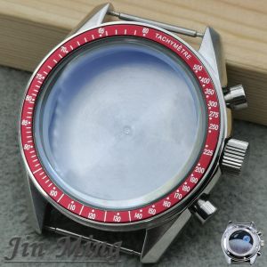 High Quality VK63 39.7mm MoonSwatch Chronograph Metal Case Bezel Fashion Business Watch Sealed Back Moon Watch