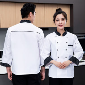 Áo Sơ Mi Dài Tay Cho Nữ Đầu Bếp Khách Sạn Áo Làm Bánh Áo Làm Bánh Ngọt Áo Làm Bánh Kem Áo Phục Vụ Nhà Bếp Mùa Thu Đông