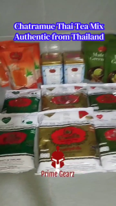 ORIGINAL ChaTraMue Thai Tea Mix Green Jasmine Instant Thai Lemon 3in1 Green Milk Tea Thailand Legit