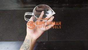 SIMBAH Glass Coffee Server 600 ml Teko Kopi Kaca Tanpa Tutup Gelas Serve Pour Over Manual Brew