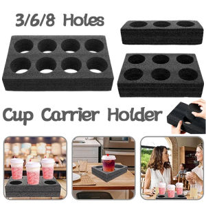 Drinking Cup Holders Coffee Cup Holders Takeout Cup Packing Tools Hot Holes Ink Cup Holder Stand Travel Cup Holder