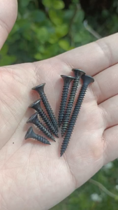 (400g) Vít Gỗ Màu Đen Phi 4mm Đa Kích Thước (1.5 cm - 5 cm) Phụ Kiện Lắp Đặt Nội Thất