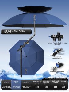 woding | Carbon New Lightweight Waterproof UV Protection Fishing Umbrella