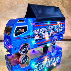 PROMO MINIATUR TRUK OLENG MURAH FULL LAMPU DAN TERPAL