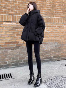 Shalldoer | 2026 New Winter Loose Large Size Short Down Jacket With Hood