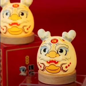 ✅2024 Year 6 inch【DRAGON】Bank Piggy Light Fortune Deco Gift 6寸钱龙钱罐龙灯送礼摆设家用