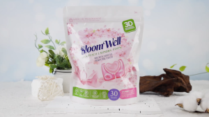 Bloom Well 3 in 1 Laundry Pods - Sweet Peach Scent 10 grams 30 Pieces
