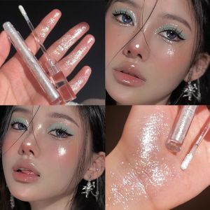 Natural Looking Diamond Fragments Waterproof Long-lasting Eyelash Curler for Students Shiny Eye Beauty Decoration Cosmetic