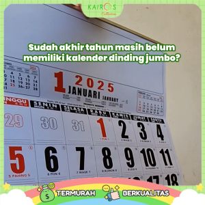 Kalender Dinding Jumbo Tahun 2025