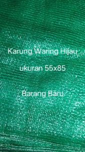 Karung Sayur hijau 55x85 Karung waring isi 15 Lembar