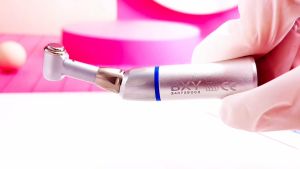 Dental Slow Low Speed Push Button Handpiece Contra Angle Latch Bur Fit NSK