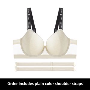 Light Breathable Minimizer Bra Gathering Side Chest Lift Big Size