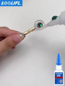 Keo Dán Trang Sức Chuyên Nghiệp Trong Suốt An Toàn Không Thấm Nước Dễ Sử Dụng Ethyl Cyanoacrylate Không Mùi Cho Đồ Trang Sức Quý Giá