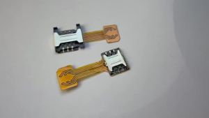 Dual Nano Micro Mini Card Slot Flex Cable for Micro SD TF SIM Card Slots Adapter Ribbon Extender for Android Phone Repair Tool