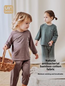 UIN BABY | Bamboo Fiber Thin Sleeve Baby Sleepwear Set