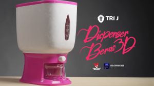 DISPENSER BERAS 10 KG Rice Dispenser Tempat Penyimpanan Beras Otomatis Trilins