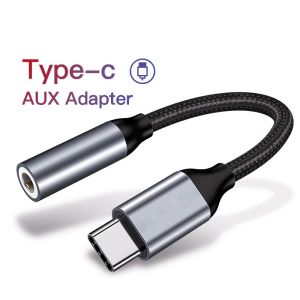 YQi Type C to 3.5mm Jack AUX Adapter Cable USB C to 3 5mm Jack Headphones Adapter Plug Headset For Android