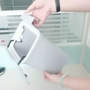 Wall-Mounted Kitchen Trash Can & Cabinet: Hanging Door Storage Solutions