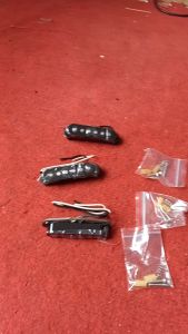 Alnico 5 Guitar Pickup Set 6K 50s Style Single Coil Pickups with Hard Case for Bass & Guitar Accessories