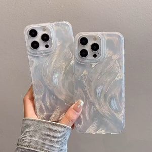 Dreamy Laser Frosted Case for IPhone 11 16 14 13 12 15 11 Pro 11 pro max New fashion Thickening Soft TPU Back Cover for iphone 16 Pro Max